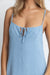 Rhythm Seacoast Keyhole Slip Dress Sky