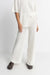 Rhythm Dune Wide Leg Knit Pant White