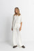 Rhythm Dune Wide Leg Knit Pant White