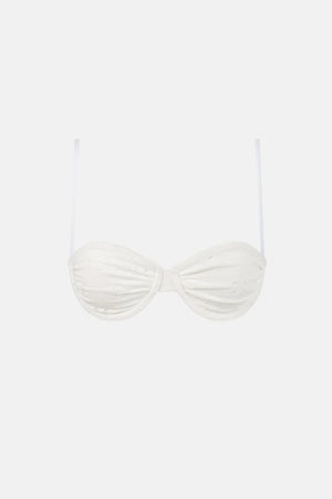 Rhythm Brighton Eyelet Pico Underwire Top Ivory