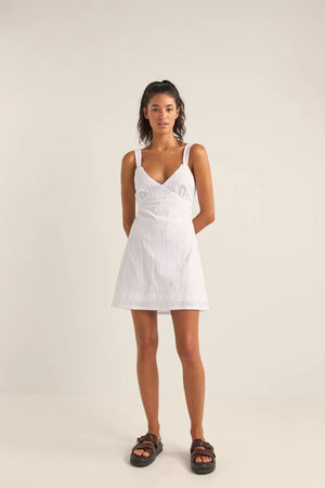 Rhythm Brighton Mini Dress White