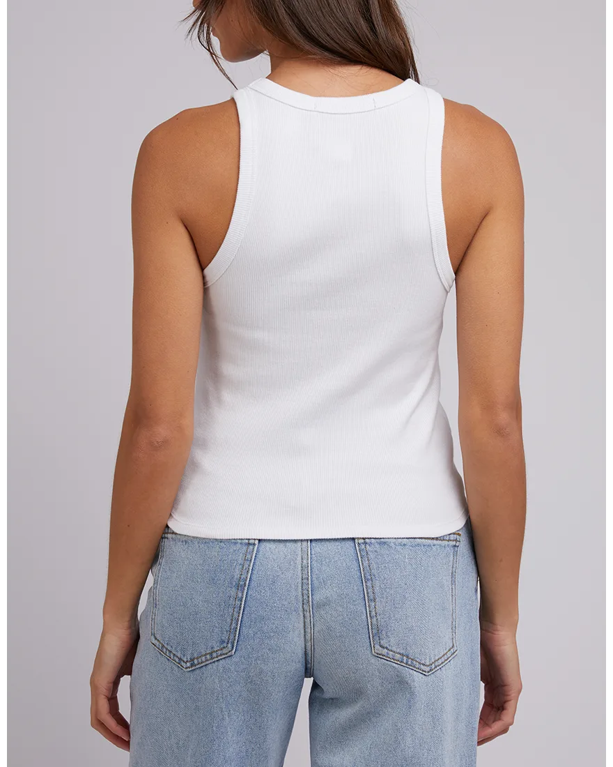 Silent Theory Ella Tank White