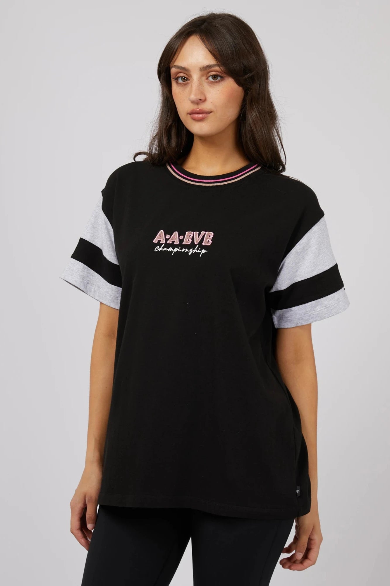 AAE Championship O/S Tee Black