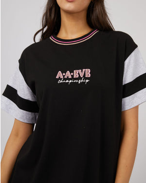 AAE Championship O/S Tee Black