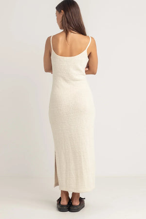 Rhythm Sofia Boucle Midi Dress Cream