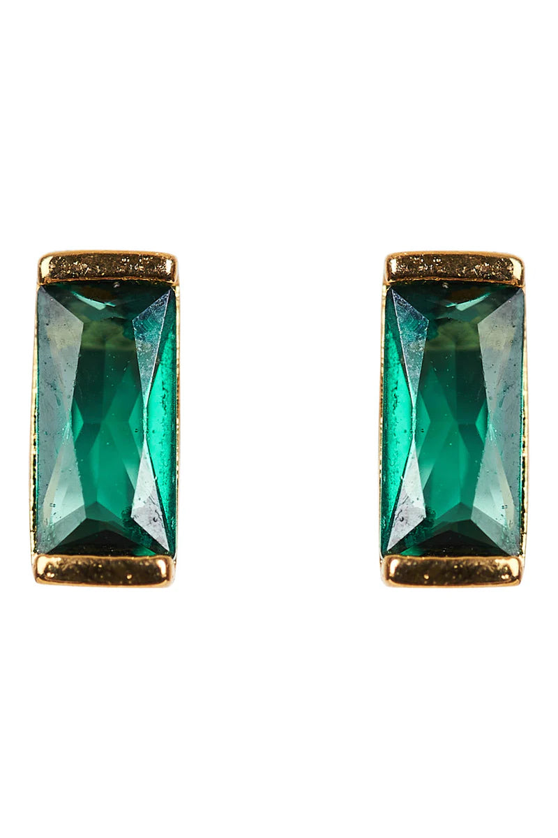 Eb & Ive Legacy Earring Emerald Drop