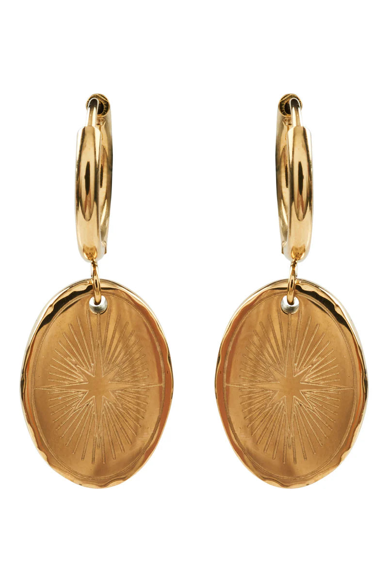 Eb & Ive Heritage Earring - Gold Star