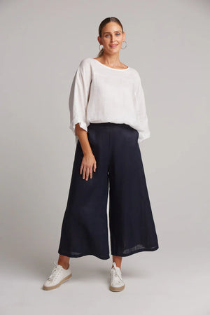 Eb & Ive Studio Crop Pant Navy