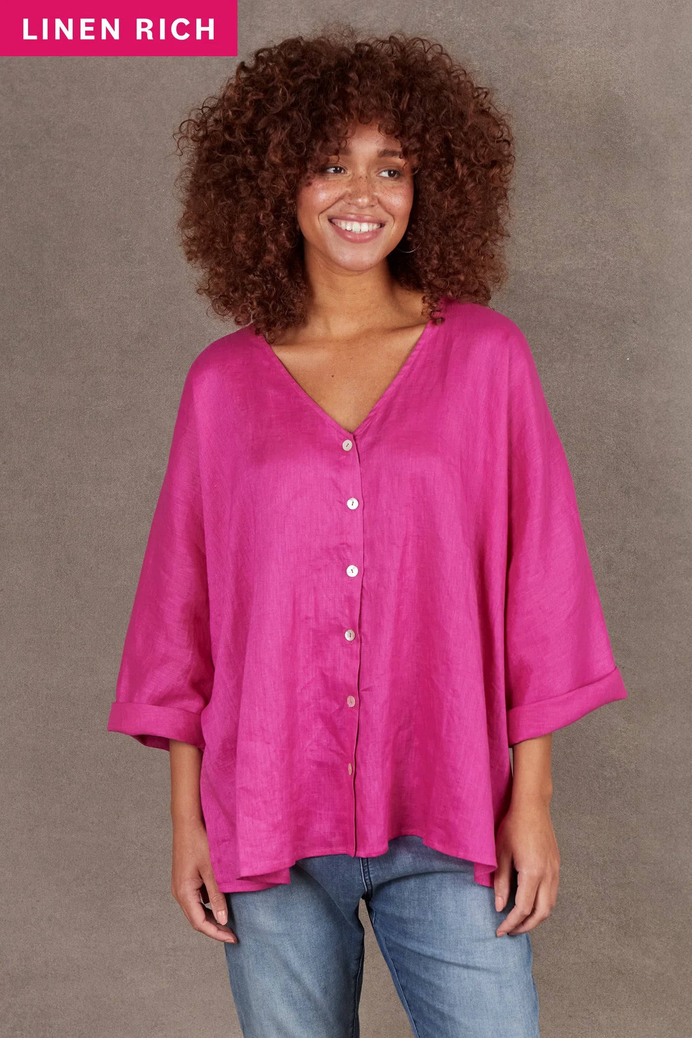 Eb & Ive Nama Relax Top Magenta