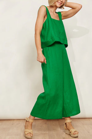 Eb & Ive Halcyon Crop Pant Emerald