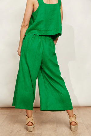 Eb & Ive Halcyon Crop Pant Emerald