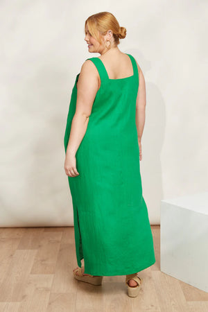 Eb & Ive Halcyon Tank Dress Emerald