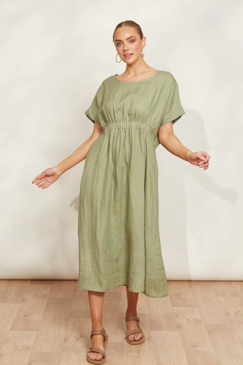 Eb & Ive Sojourn Dress Aloe