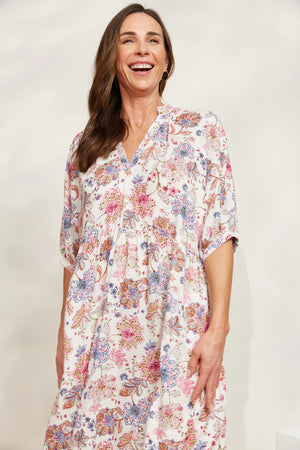 Eb & Ive Seraphic Tie Dress Paisley