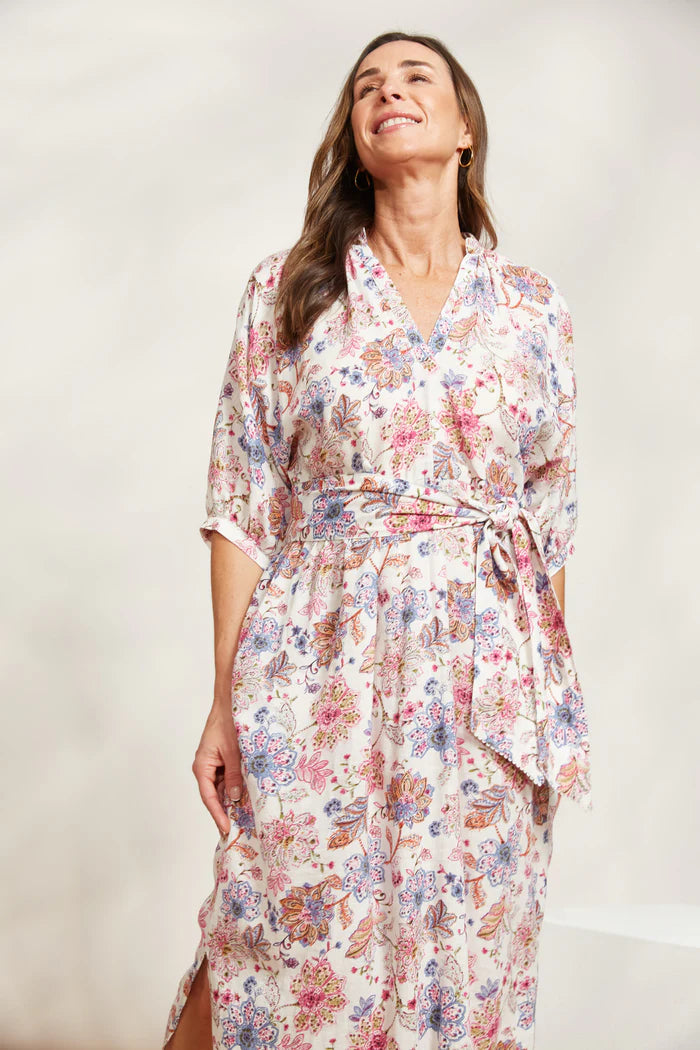 Eb & Ive Seraphic Tie Dress Paisley