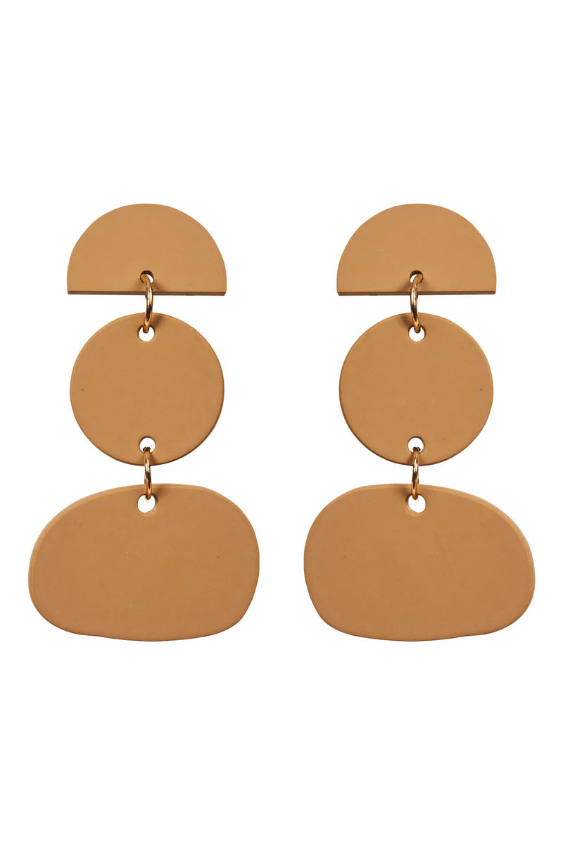 Eb & Ive Lido Earring - Camel