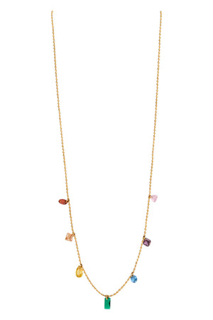 Eb & Ive Palmier Necklace - Rainbow