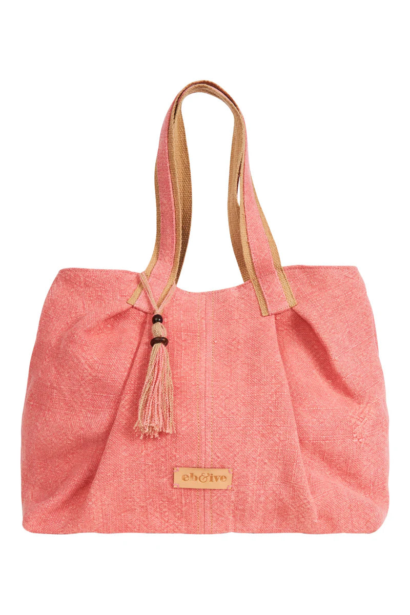 Eb & Ive Halcyon Beach Bag - Papaya