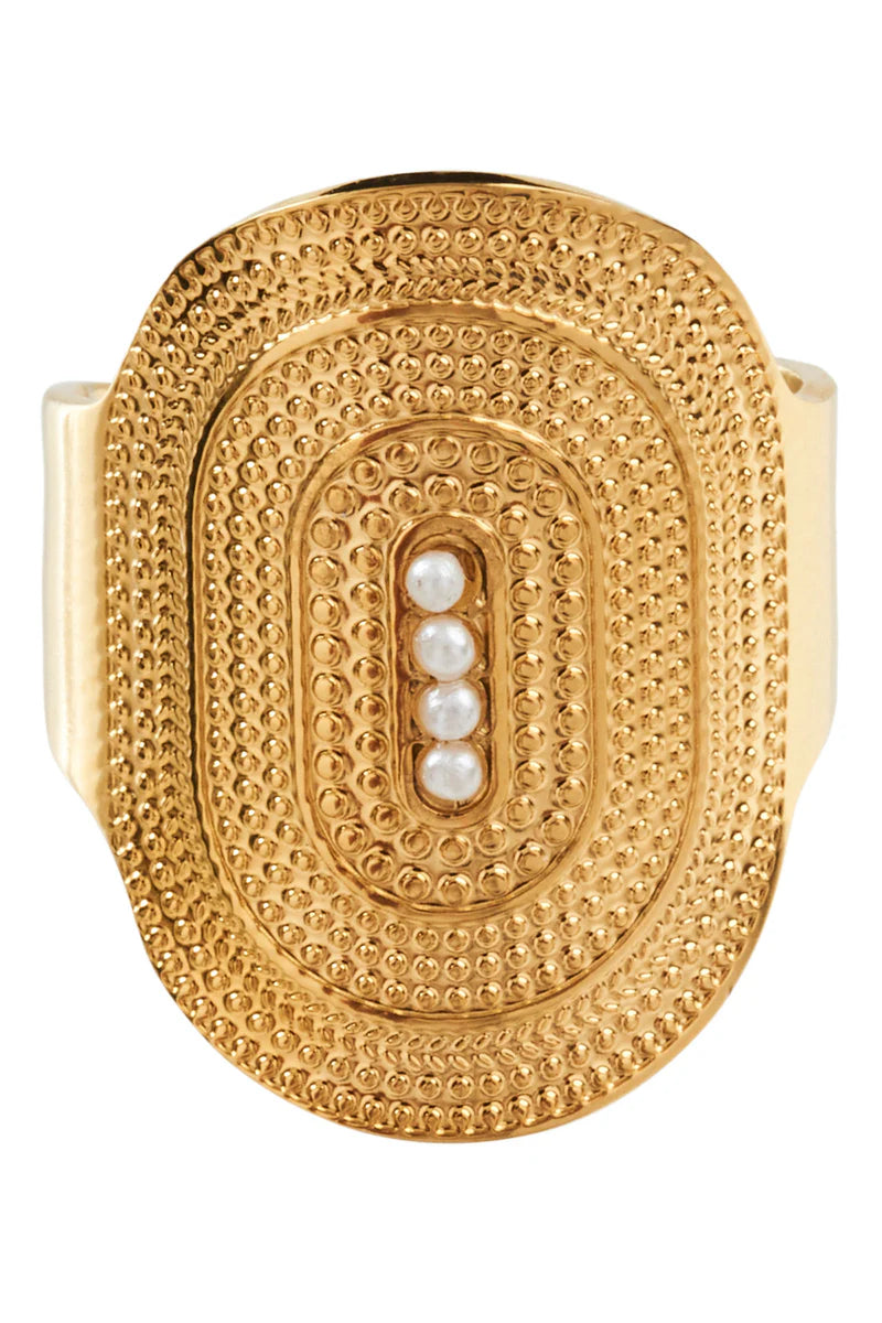 Eb & Ive Heritage Ring - Gold Dome