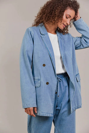 Eb & Ive Pepi Denim Blazer Denim