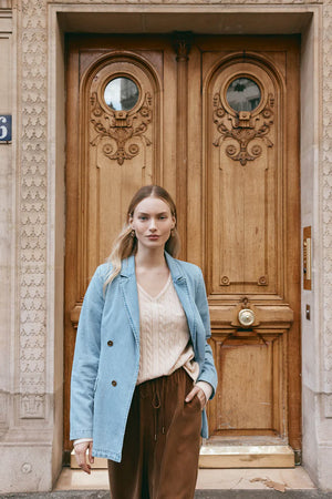 Eb & Ive Pepi Denim Blazer Denim