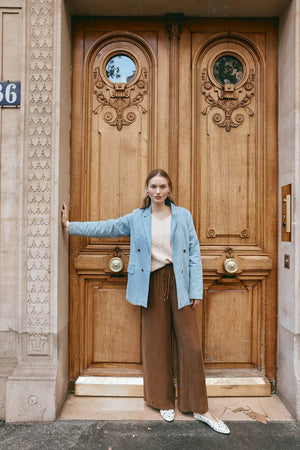 Eb & Ive Pepi Denim Blazer Denim