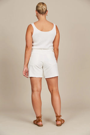 Isle of Mine Duke Denim Shorts Salt