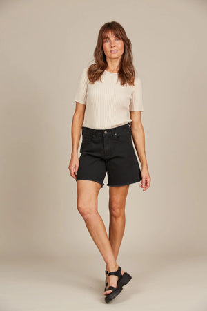 Isle of Mine Duke Denim Shorts Black