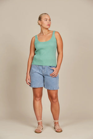 Isle of Mine Adele Tank Seafoam