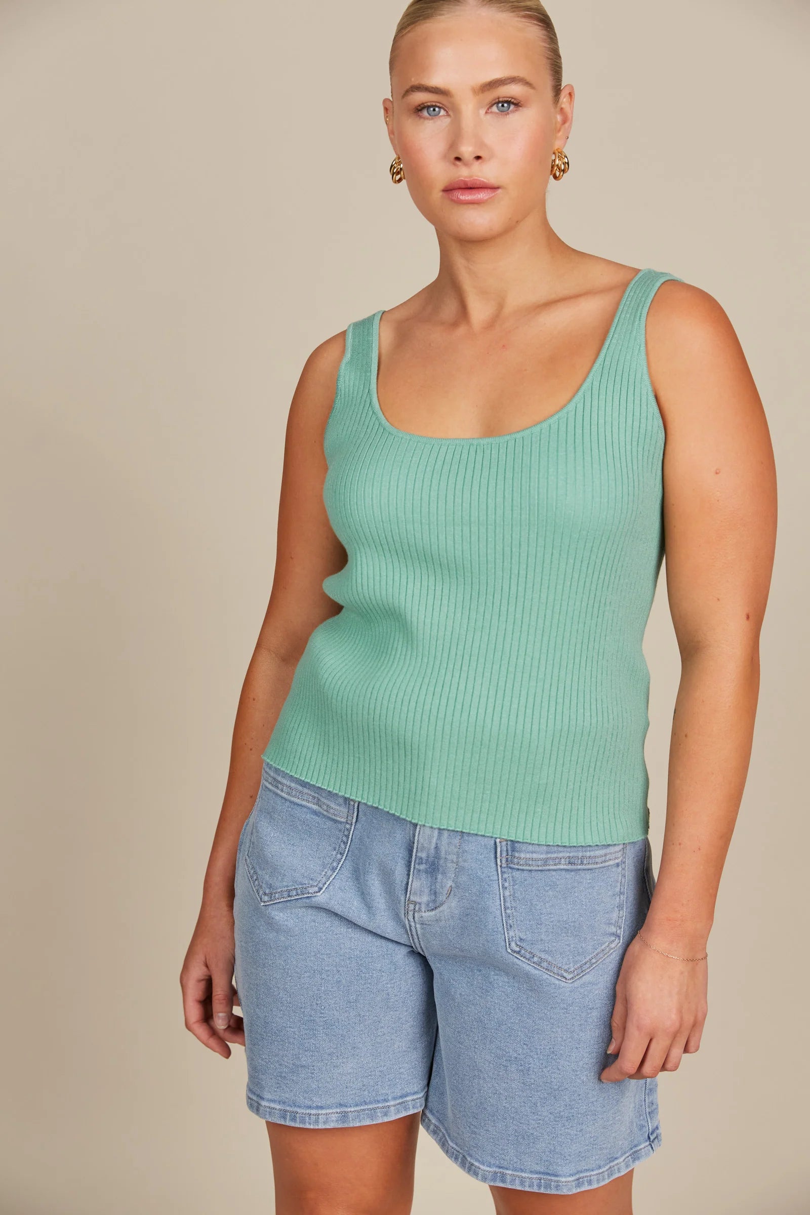 Isle of Mine Adele Tank Seafoam