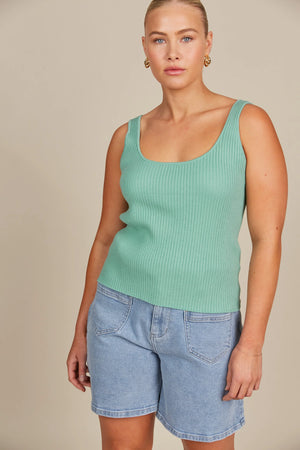 Isle of Mine Adele Tank Seafoam