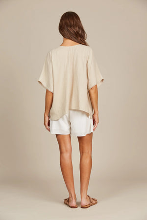 Isle of Mine Amelie Relaxed Top Canvas