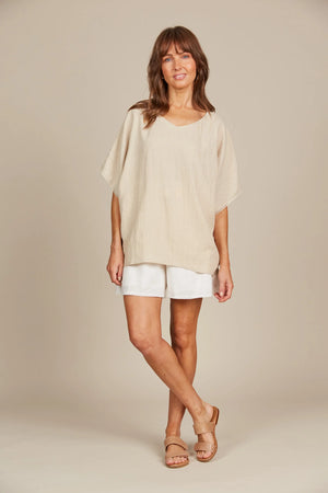 Isle of Mine Amelie Relaxed Top Canvas