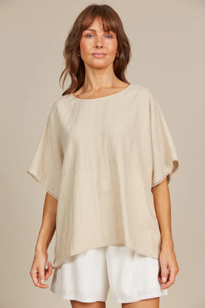 Isle of Mine Amelie Relaxed Top Canvas