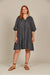 Isle of Mine Amelie Button Dress Graphite