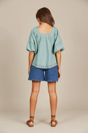 Isle Of Mine Fleur Top Seafoam