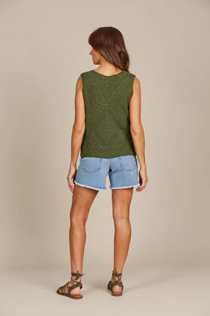 Isle of Mine Sylvie Top Olive