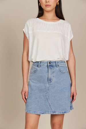 Isle of Mine Margot Denim Skirt Stellar