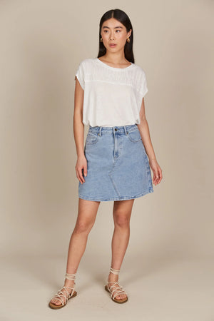 Isle of Mine Margot Denim Skirt Stellar