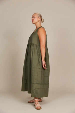 Isle Of Mine Remi Tank Dress Olive