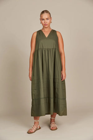 Isle Of Mine Remi Tank Dress Olive