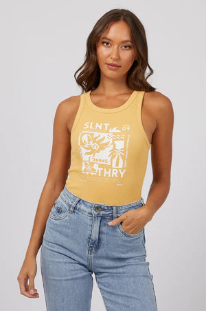 Silent Theory Palm Springs Tank Mustard