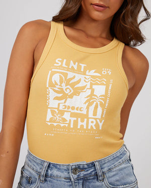 Silent Theory Palm Springs Tank Mustard