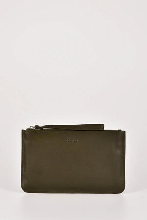 Gabee Mercer Leather Purse Olive