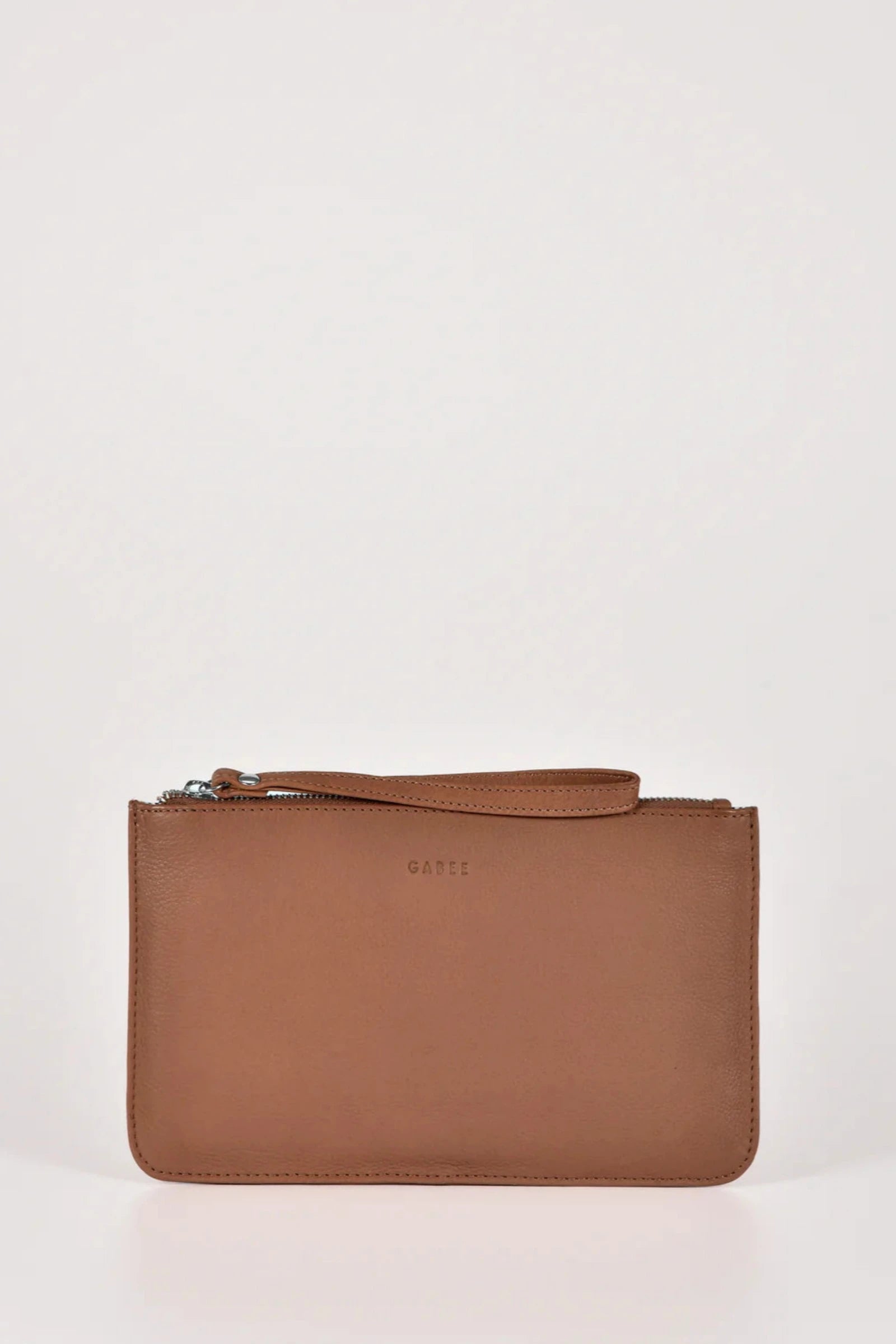 Gabee Mercer Leather Purse Taupe