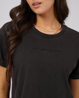 AAE Washed Tee Black