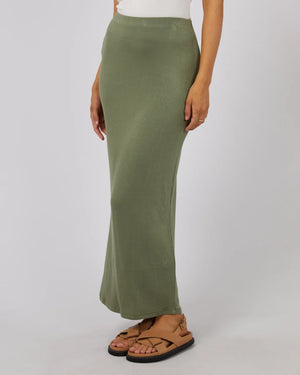 EVE Everyday Maxi Skirt Khaki