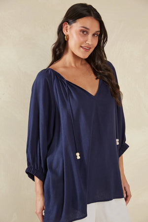 Haven Sardinia Relaxed Blouse Riviera