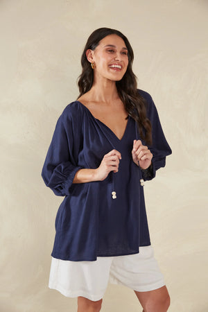 Haven Sardinia Relaxed Blouse Riviera