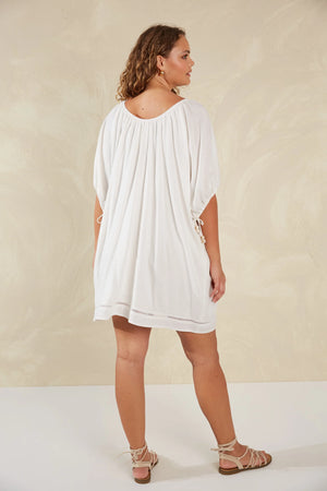 Haven Sardinia Relaxed Dress Bianco